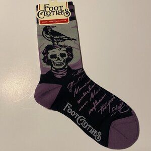 Foot Clothes - Edgar Allen Poe Novelty Socks